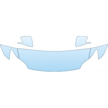2009 SCION TC BASE  Hood Fender Mirror Kit - PRECUT PPF CLEAR BRA WRAP