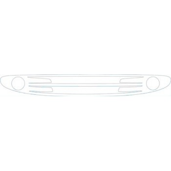 PAINT PROTECTION KIT - 2005 SMART FORTWO 450 CABRIOLET GRILLE KIT - PRECUT PPF CLEAR BRA WRAP