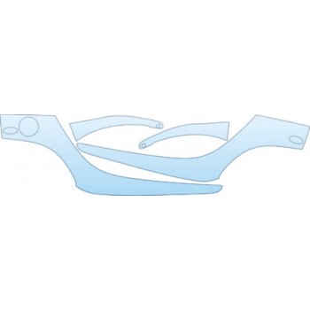 PAINT PROTECTION KIT - 2005 SMART FORTWO 450 CABRIOLET ROCKERS KIT - PRECUT PPF CLEAR BRA WRAP