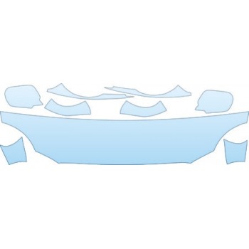 PAINT PROTECTION KIT - 2003 SUBARU IMPREZA WRX HOOD FENDER AND MIRROR KIT - PRECUT PPF CLEAR BRA WRAP