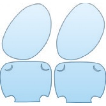 2002 SUBARU IMPREZA WRX  HEADLIGHTS- FOG LIGHTS - PRECUT PPF CLEAR BRA WRAP