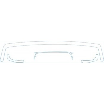 PAINT PROTECTION KIT - 2005 SUBARU IMPREZA WRX STI HOOD SCOOPE AND SPOILER KIT - PRECUT PPF CLEAR BRA WRAP