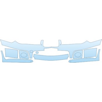 PAINT PROTECTION KIT - 2007 SUBARU IMPREZA WRX STI LIMITED BUMPER KIT - PRECUT PPF CLEAR BRA WRAP