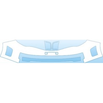 PAINT PROTECTION KIT - 2009 SUBARU IMPREZA WRX STI BUMPER KIT - PRECUT PPF CLEAR BRA WRAP