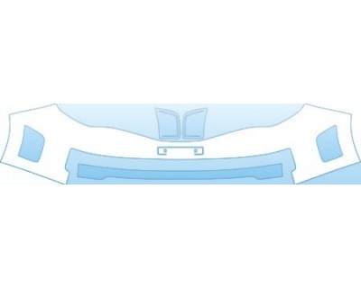 PAINT PROTECTION KIT - 2009 SUBARU IMPREZA WRX STI BUMPER KIT - PRECUT PPF CLEAR BRA WRAP