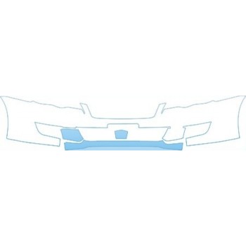 PAINT PROTECTION KIT - 2008 SUBARU LEGACY 2.5GT LIMITED BUMPER WITH PLATE CUT OUT KIT - PRECUT PPF CLEAR BRA WRAP