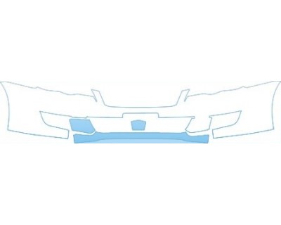 PAINT PROTECTION KIT - 2008 SUBARU LEGACY 2.5I SPECIAL EDITION BUMPER WITH PLATE CUT OUT KIT - PRECUT PPF CLEAR BRA WRAP