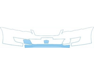 2008 SUBARU LEGACY 2.5I LIMITED Bumper With Plate Cut Out Kit