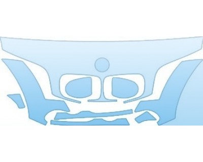 PAINT PROTECTION KIT - 2006 BMW M3 COUPE HOOD FENDER GRILLE AND MIRRORS. - PRECUT PPF CLEAR BRA WRAP