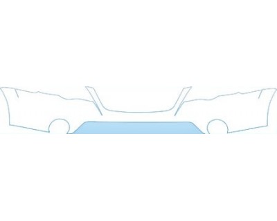 PAINT PROTECTION KIT - 2008 SUBARU OUTBACK 3.0R L.L.BEAN EDITION WAGON UPPER BUMPER KIT - PRECUT PPF CLEAR BRA WRAP