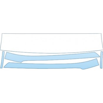 PAINT PROTECTION KIT - 2006 BMW M3 COUPE ROOF- A-PILLAR - PRECUT PPF CLEAR BRA WRAP