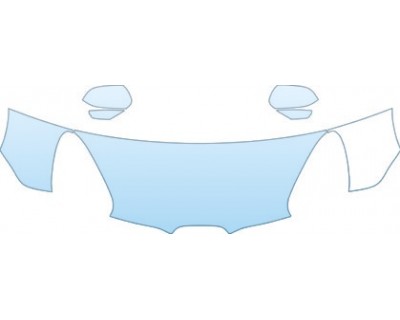 PAINT PROTECTION KIT - 2006 SUBARU B9 TRIBECCA 450 HOOD FENDER MIRROR KIT - PRECUT PPF CLEAR BRA WRAP