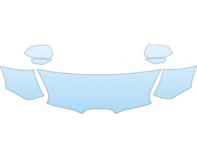PAINT PROTECTION KIT - 2006 SUBARU B9 TRIBECCA 450 HOOD FENDER MIRROR KIT - PRECUT PPF CLEAR BRA WRAP