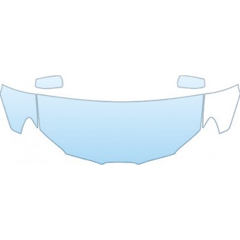2007 SUBARU IMPREZA WRX SPORT WAGON Hood Fender Mirror Kit - PRECUT PPF CLEAR BRA WRAP