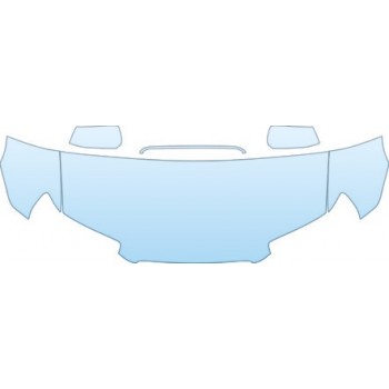 2008 SUBARU FORESTER SPORTS 2.5 X  Hood Fender Mirror Kit - PRECUT PPF CLEAR BRA WRAP