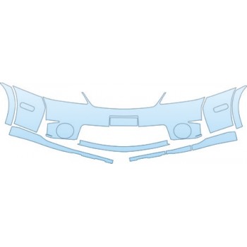 PAINT PROTECTION KIT - 2006 SUZUKI AERIO SEDAN BUMPER KIT - PRECUT PPF CLEAR BRA WRAP