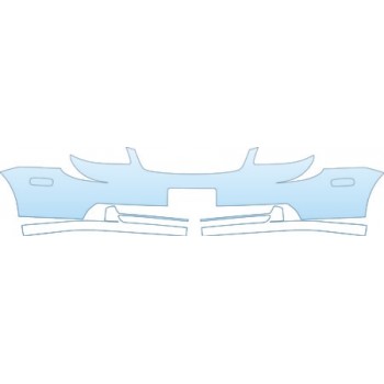 PAINT PROTECTION KIT - 2007 SUZUKI FORENZA WAGON BUMPER (PLATE CUT OUT) KIT - PRECUT PPF CLEAR BRA WRAP
