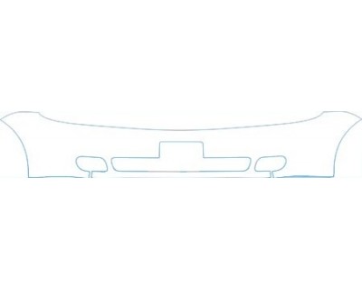 PAINT PROTECTION KIT - 2008 SUZUKI RENO X-SPORT BUMPER (PLATE CUT OUT) KIT - PRECUT PPF CLEAR BRA WRAP