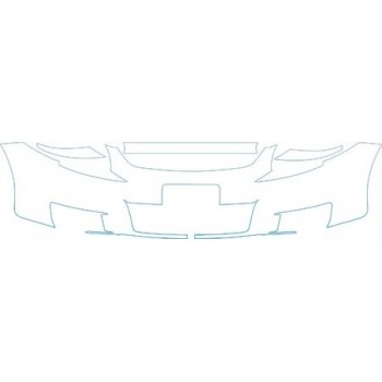 PAINT PROTECTION KIT - 2007 SUZUKI SX-4 CROSSOVER BUMPER (PLATE CUT OUT) KIT - PRECUT PPF CLEAR BRA WRAP