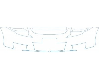 PAINT PROTECTION KIT - 2007 SUZUKI SX-4 CROSSOVER BUMPER (PLATE CUT OUT) KIT - PRECUT PPF CLEAR BRA WRAP