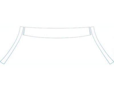 PAINT PROTECTION KIT - 2008 TOYOTA AVALON LIMITED ROOF A-PILLAR KIT - PRECUT PPF CLEAR BRA WRAP