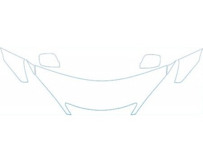 2005 TOYOTA CAMRY BASE  Hood Fender Mirror Kit - PRECUT PPF CLEAR BRA WRAP