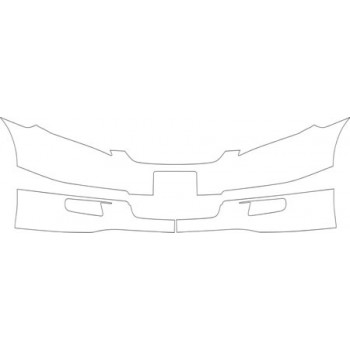2009 TOYOTA CAMRY SE  Lower Bumper (plate Cut Out) Kit