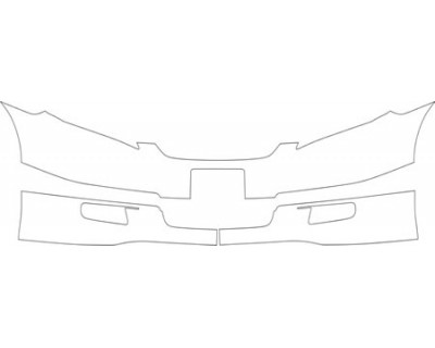2009 TOYOTA CAMRY SE  Lower Bumper (plate Cut Out) Kit
