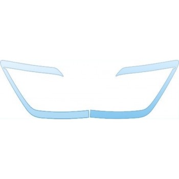 PAINT PROTECTION KIT - 2007 TOYOTA CAMRY SE GRILLE KIT - PRECUT PPF CLEAR BRA WRAP