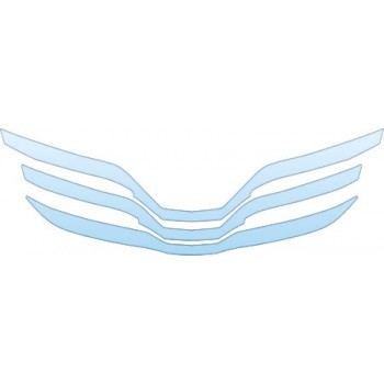 PAINT PROTECTION KIT - 2010 TOYOTA CAMRY XLE  GRILLE KIT - PRECUT PPF CLEAR BRA WRAP