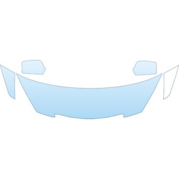 2005 TOYOTA CAMRY SOLARA CONVERTIBLE BASE Hood Fender Mirror Kit - PRECUT PPF CLEAR BRA WRAP