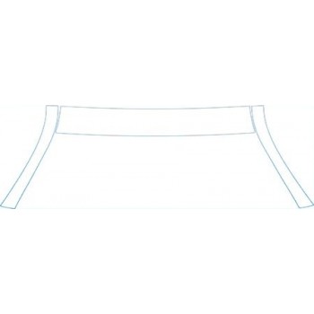 PAINT PROTECTION KIT - 2004 TOYOTA CAMRY SOLARA COUPE ROOF A-PILLAR KIT - PRECUT PPF CLEAR BRA WRAP