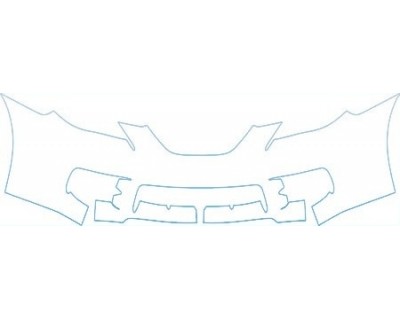 PAINT PROTECTION KIT - 2008 TOYOTA CAMRY SOLARA CONVERTIBLE BASE BUMPER KIT - PRECUT PPF CLEAR BRA WRAP