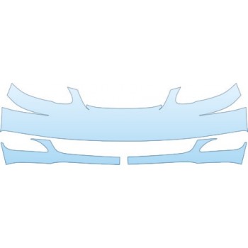 PAINT PROTECTION KIT - 2005 TOYOTA COROLLA LE BUMPER KIT - PRECUT PPF CLEAR BRA WRAP
