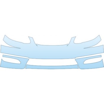 PAINT PROTECTION KIT - 2005 TOYOTA COROLLA SPORT PLUS BUMPER(SPORT) KIT - PRECUT PPF CLEAR BRA WRAP