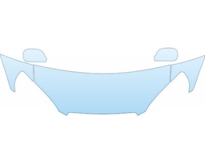 2005 TOYOTA COROLLA SPORT PLUS  Hood Fender Mirror Kit - PRECUT PPF CLEAR BRA WRAP