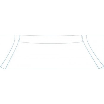 PAINT PROTECTION KIT - 2005 TOYOTA COROLLA CE ROOF A-PILLAR KIT - PRECUT PPF CLEAR BRA WRAP