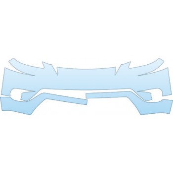 PAINT PROTECTION KIT - 2006 TOYOTA MATRIX XR BUMPER WITH AIR DAMS KIT - PRECUT PPF CLEAR BRA WRAP