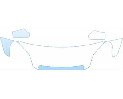 2005 TOYOTA MATRIX BASE  Hood Fender Mirror Kit - PRECUT PPF CLEAR BRA WRAP