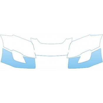 PAINT PROTECTION KIT - 2010 TOYOTA MATRIX BASE  BUMPER KIT - PRECUT PPF CLEAR BRA WRAP