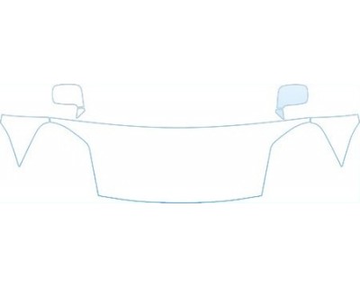2005 TOYOTA MR2 XR  Hood Fender Mirror Kit - PRECUT PPF CLEAR BRA WRAP
