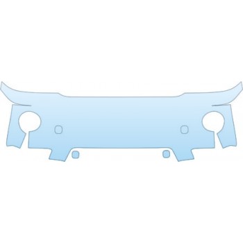 PAINT PROTECTION KIT - 2006 TOYOTA HIGHLANDER BASE UPPER BUMPER KIT - PRECUT PPF CLEAR BRA WRAP