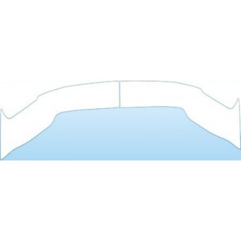 PAINT PROTECTION KIT - 2004 TOYOTA HIGHLANDER BASE MODEL LOWER BUMPER KIT - PRECUT PPF CLEAR BRA WRAP