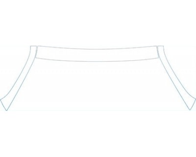 PAINT PROTECTION KIT - 2005 TOYOTA HIGHLANDER BASE ROOF A-PILLAR KIT - PRECUT PPF CLEAR BRA WRAP