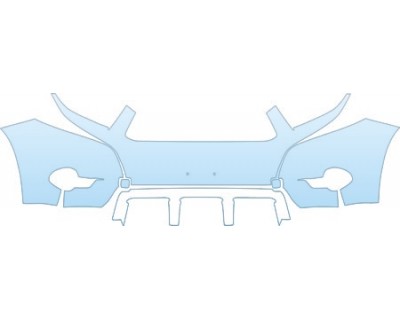 PAINT PROTECTION KIT - 2010 TOYOTA HIGHLANDER BASE  BUMPER KIT - PRECUT PPF CLEAR BRA WRAP