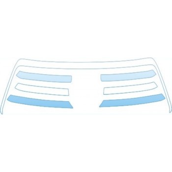 PAINT PROTECTION KIT - 2010 TOYOTA HIGHLANDER BASE  GRILLE KIT - PRECUT PPF CLEAR BRA WRAP