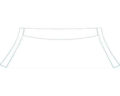 PAINT PROTECTION KIT - 2010 TOYOTA HIGHLANDER BASE  ROOF A-PILLAR KIT - PRECUT PPF CLEAR BRA WRAP