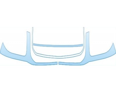 PAINT PROTECTION KIT - 2004 TOYOTA RAV4 SPORT S GRILLE KIT - PRECUT PPF CLEAR BRA WRAP