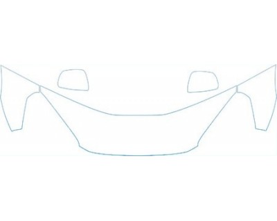 2004 TOYOTA RAV4 BASE MODEL  Hood Fender Mirror Kit - PRECUT PPF CLEAR BRA WRAP