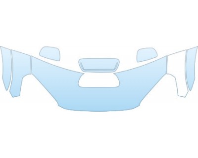 PAINT PROTECTION KIT - 2004 TOYOTA RAV4 SPORT S HOOD FENDER MIRROR KIT - PRECUT PPF CLEAR BRA WRAP